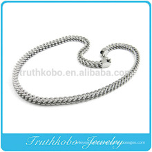 TKB-RN0045 Unique Snake Chain Huge heavy Silver Fashion Jewelry 316L Stainless Steel necklace